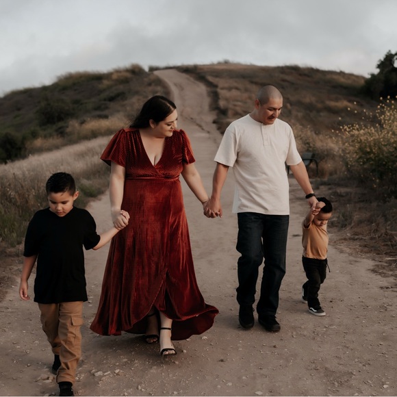 Baltic Born Dresses & Skirts - Baltic Born velvet Dress Rust